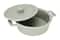 Hello Honey® Farmhouse Round Lidded Stoneware Brie Bakers with Wood Spreaders Set